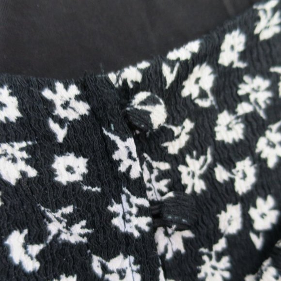 Free People Floral Puff Sleeve Crop Top Size XS - Picture 4 of 8